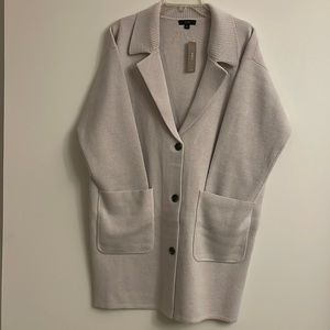 jcrew collared sweater jacket